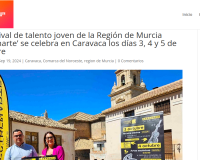 Europa Press – ‘Estrenarte’ se celebra en Caravaca los días 3, 4 y 5 de octubre