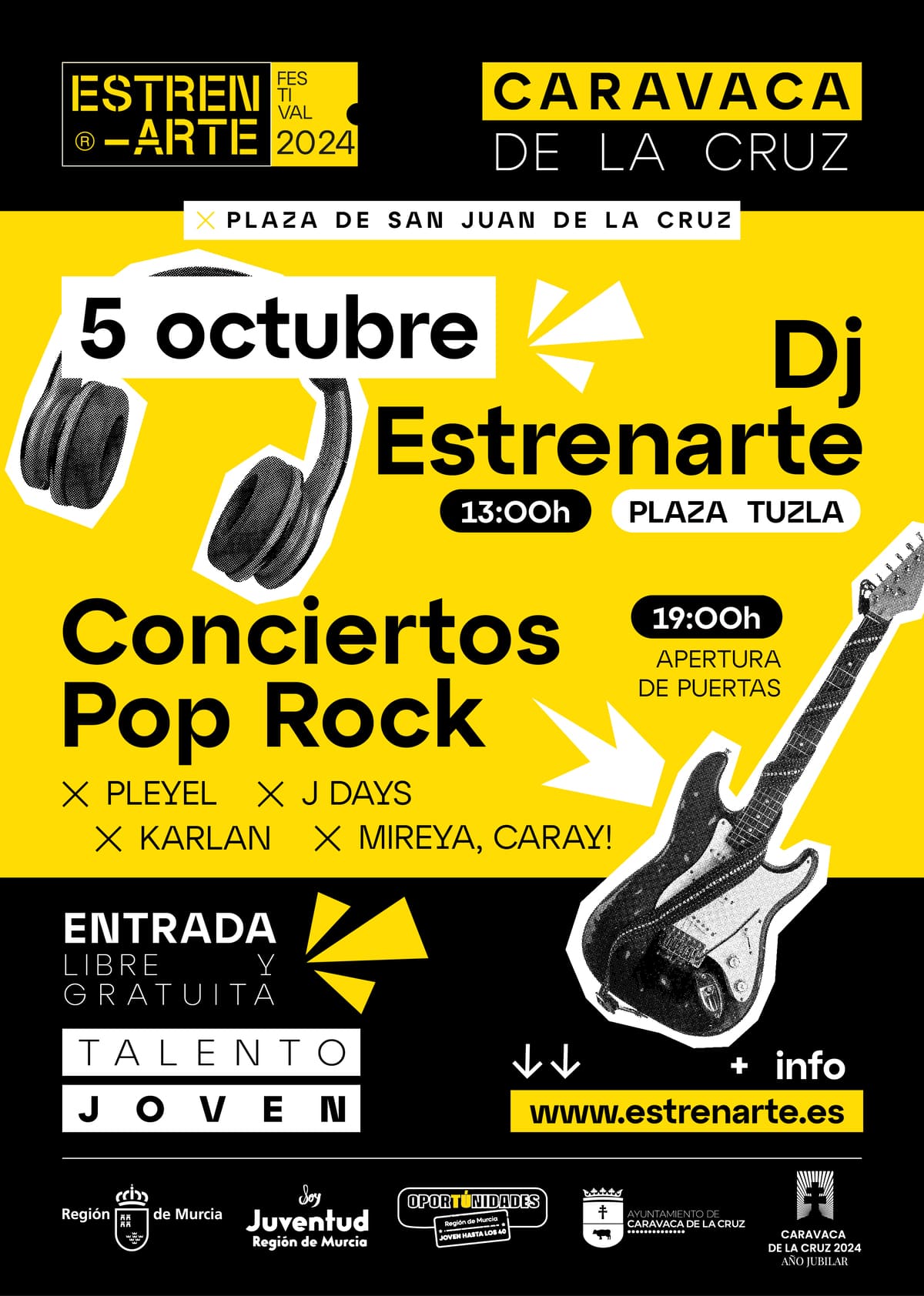 Cartel Estrenarte 5 Octubre Caravaca